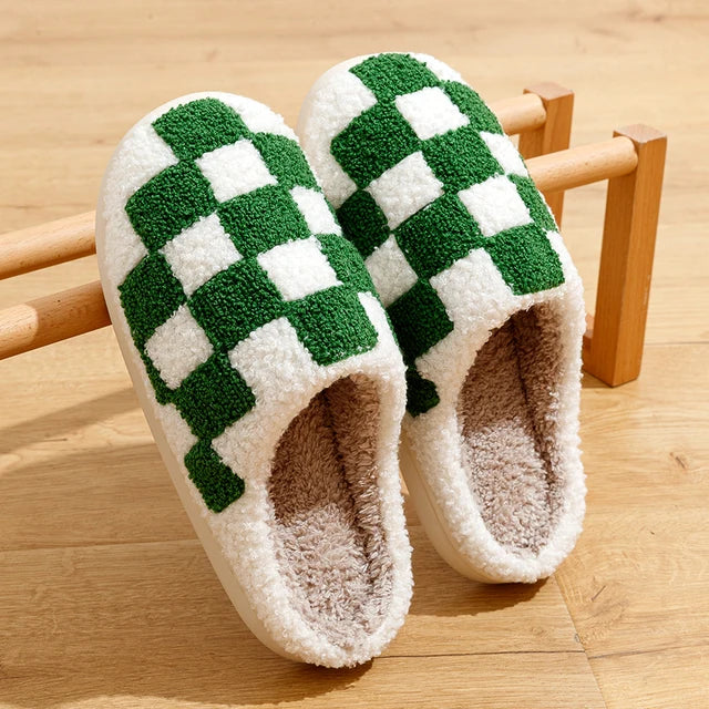 Cutie Checkered Slippers