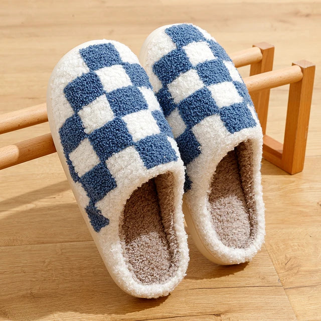 Cutie Checkered Slippers