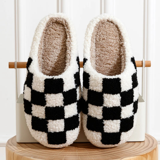 Cutie Checkered Slippers