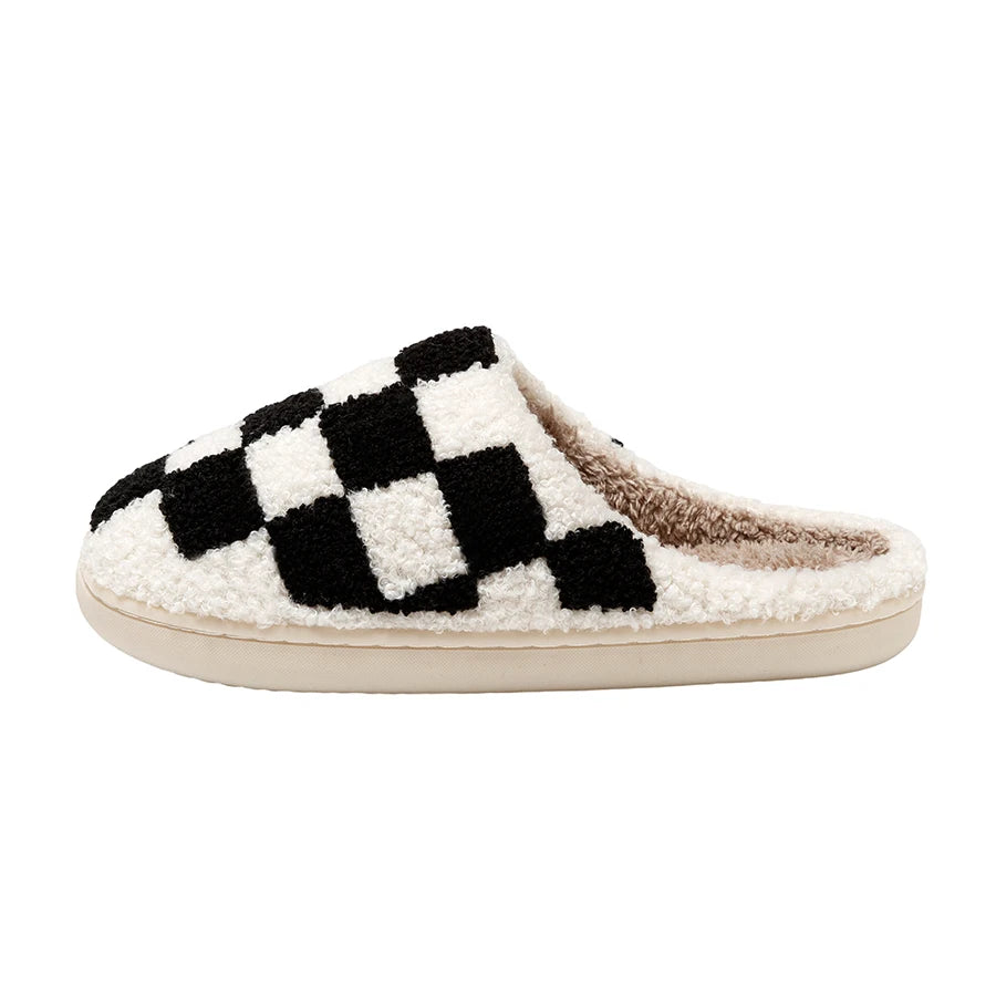 Cutie Checkered Slippers